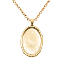 Load image into Gallery viewer, Polly Wales Green Lotus Necklace
