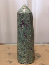 Load image into Gallery viewer, Ruby Fuchsite Tower from India Crystal