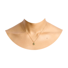 Load image into Gallery viewer, Polly Wales Green Lotus Necklace