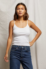 Load image into Gallery viewer, TIFF TANK TOP
ribbed skinny binded tank top