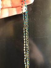 Load image into Gallery viewer, Tiny Chrysocolla Long Lei