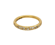 Load image into Gallery viewer, Mini Fredag (thin) Diamond Ring size 7.5 HARGREAVES