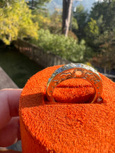 Load image into Gallery viewer, HAG STONE RING OCEAN DAY AND NIGHT SKY 18K 1CT DIAMONDS