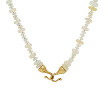 Load image into Gallery viewer, HARGREAVES HOOK END OPAL STRAND with 18K YELLOW GOLD HOOKS