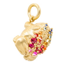 Load image into Gallery viewer, Polly Wales Medium Rainbow Toad Charm