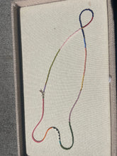 Load image into Gallery viewer, RANGI NECKLACE THIN SINGLE BEAD STRAND LONG AND CHOKER