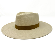 Load image into Gallery viewer, LOVELY BIRD SAN PANCHO PACKABLE STRAW FEDORA