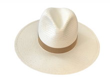 Load image into Gallery viewer, LOVELY BIRD SAN SEBASTIAN PACKABLE TRAVEL FOLDABLE STRAW FEDORA HAT