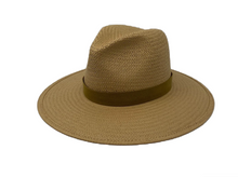Load image into Gallery viewer, LOVELY BIRD SAN SEBASTIAN PACKABLE TRAVEL FOLDABLE STRAW FEDORA HAT