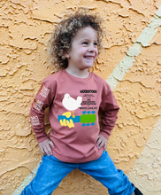 Load image into Gallery viewer, WOODSTOCK RUST ORGANIC LONG SLEEVE TEE