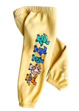 Load image into Gallery viewer, ROWDY SPROUT SUNSET YELLOW GRATEFUL DEAD SWEATPANTS