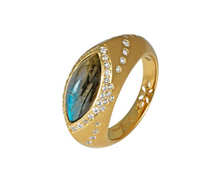 Load image into Gallery viewer, ALEXANDRA ROSIER 18K YELLOW GOLD SULTANA RING