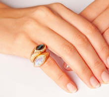 Load image into Gallery viewer, ALEXANDRA ROSIER 18K YELLOW GOLD SULTANA RING