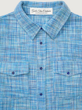 Load image into Gallery viewer, GODS TRUE CASHMERE SAPPHIRE SPACE-DYED SHIRT