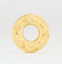 Load image into Gallery viewer, MINI HAG STONE PLUMP 18K PENDANT ONLY (NO STONES ON SIDE)