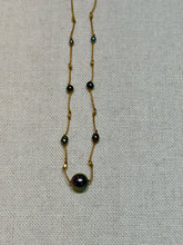 Load image into Gallery viewer, TAHITIAN PEARL AND 18K GOLD NECKLACE