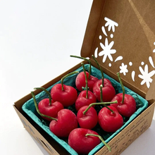 Load image into Gallery viewer, BEESWAX BIRTHDAY CANDLES CHERRY, BLACKBERRY, STRAWBERRY, RASPBERRY
