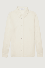 Load image into Gallery viewer, GODS TRUE CASHMERE IVORY GAUZE WITH AMETHYST SNAPS