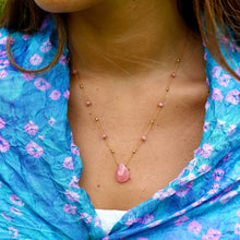 Load image into Gallery viewer, ALOHI DROP WITH 18K GOLD BEADS