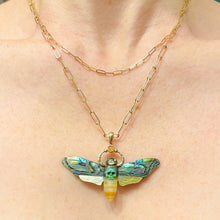 Load image into Gallery viewer, MAURA GREEN Death's Head Hawk Moth Charm