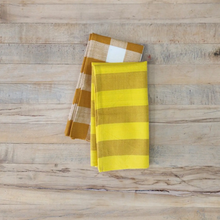 Load image into Gallery viewer, GRID CHECKER NAPKIN PAIR OF TWO
