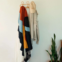 Load image into Gallery viewer, MOUNTAIN BLANKET BLUES MUSTARD AND RUST