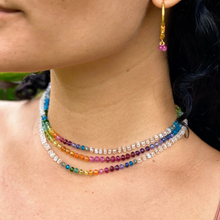 Load image into Gallery viewer, LONG RAINBOW LEI 42"-46"
