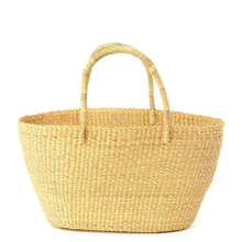 Load image into Gallery viewer, NATURAL PETITE SHOPPER TOTE BAG