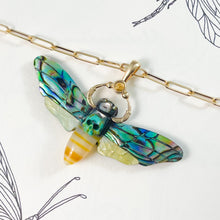 Load image into Gallery viewer, MAURA GREEN Death's Head Hawk Moth Charm