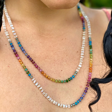 Load image into Gallery viewer, LONG RAINBOW LEI 42"-46"