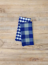 Load image into Gallery viewer, GRID CHECKER NAPKIN PAIR OF TWO