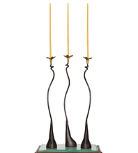 Load image into Gallery viewer, IRON CANDLE STICKS HANDMADE FLORAL