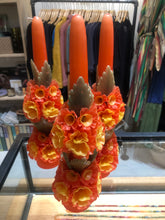 Load image into Gallery viewer, OAXACAN HANDMADE BEESWAX LARGE WEDDING VELAS CANDLES WITH FLOWERS