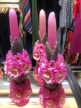 Load image into Gallery viewer, OAXACAN HANDMADE BEESWAX LARGE WEDDING VELAS CANDLES WITH FLOWERS
