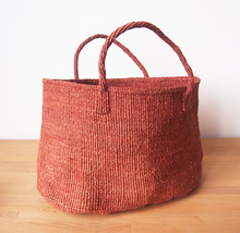 Load image into Gallery viewer, AMSHA KENYA XL SISAL TOTE: CANYON