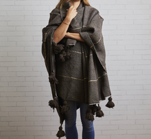 Load image into Gallery viewer, VERVE CULTURE Moroccan Blanket IN BROWN