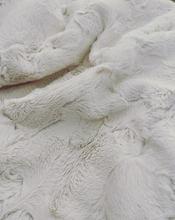 Load image into Gallery viewer, VINTAGE KANTHA QUILT WITH MINKY FAUX FUR FUZZY THROW BLANKET