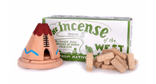 Load image into Gallery viewer, INCENSE OF THE WEST Teepee: with Pinon natural wood incense
