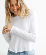 Load image into Gallery viewer, PERFECT WHITE TEE AXEL LONG SLEEVE CREWNECK