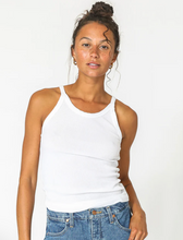 Load image into Gallery viewer, PERFECT WHITE TEE ANNIE ORGANIC RECYCLED COTTON RIB TANK