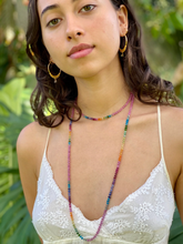Load image into Gallery viewer, LONG RAINBOW LEI 42"-46"