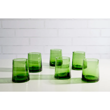 Load image into Gallery viewer, VERVE Moroccan Cone Glassware Small - Green