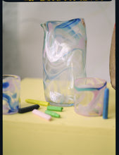 Load image into Gallery viewer, UPSTATE Carafe in Kokomo PITCHER PINK BLUE TEAL