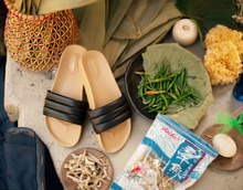 Load image into Gallery viewer, BEATRICE VALENZUELA BLACK CLASSIC SANDALIA SANDAL