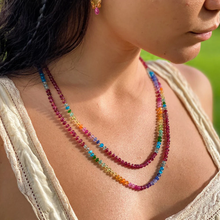 Load image into Gallery viewer, LONG RAINBOW LEI 42"-46"