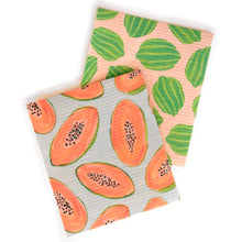 Load image into Gallery viewer, SUPRA ENDURA Swedish Dishcloth in Fruit Print, 2-pack