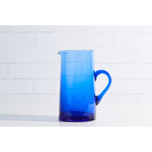 Load image into Gallery viewer, VERVE CULTURE Moroccan Cone Jug Pitcher IN BLUE