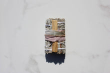 Load image into Gallery viewer, BLACK + JANE Good Vibes Gemstone Bracelet Bundle WITH SAGE SMUDGE