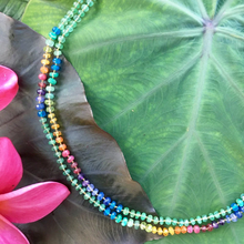 Load image into Gallery viewer, LONG RAINBOW LEI 42"-46"