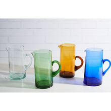 Load image into Gallery viewer, VERVE CULTURE Moroccan Cone Jug Pitcher IN BLUE
